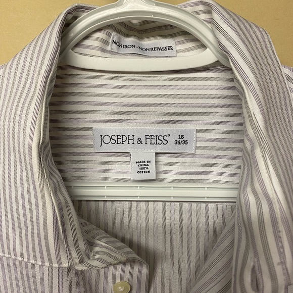 2/$30⚡️- SHIRT | Men’s Joseph & Feiss size 16 34/35 - Picture 2 of 4